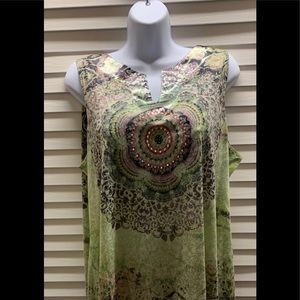 Women’s Saint Tropez West Sleeveless Top Size 1X